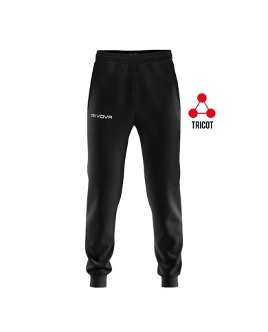 Pantalone All Sport Givova P024 Unisex Triacetato Fitness Nero P0240010 Pantalone All Sport Givova P024 Unisex Triacetato Fitness Nero P0240010