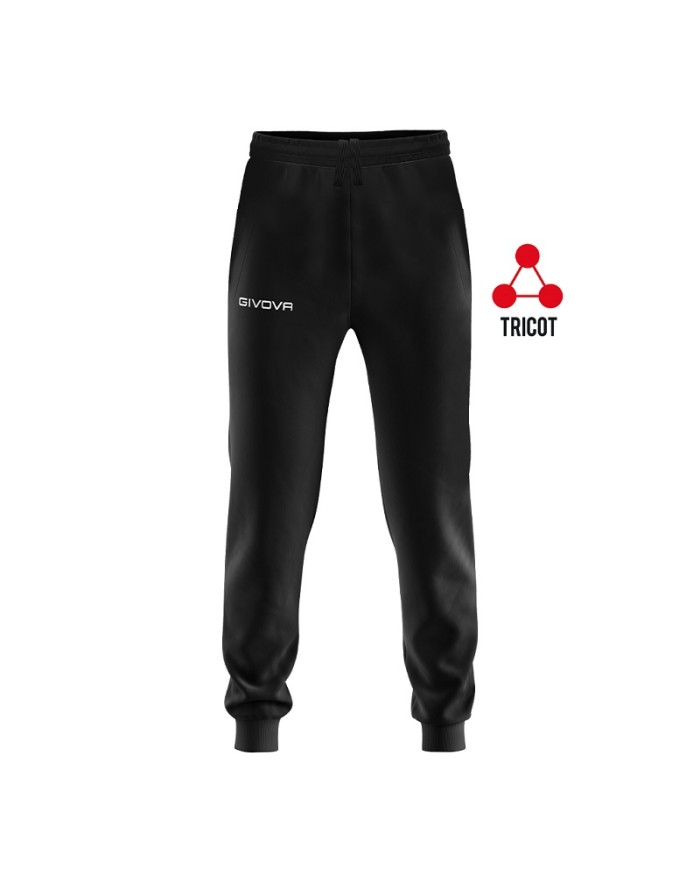 Pantalone All Sport Givova P024 Unisex Triacetato Fitness Nero P0240010 Pantalone All Sport Givova P024 Unisex Triacetato Fitness Nero P0240010