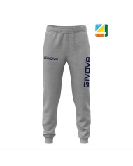 Pantalone Givova PANTA COTONE MOON BIG LOGO P011 French Terry Unisex Grigio P0110009