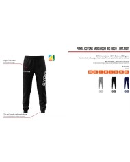 Pantalone Givova PANTA COTONE MOON BIG LOGO P011 French Terry Unisex Grigio P0110009