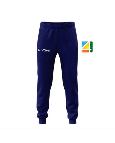 Pantalone Givova PANTA COTONE KING LOGO SMALL P017 Unisex Blu P0170004 Pantalone Givova PANTA COTONE KING LOGO SMALL P017 Unisex Blu P0170004