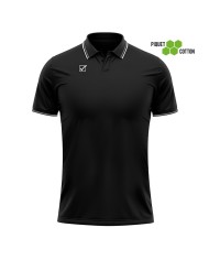 Polo Cotone Givova PIQUET ACTION MA026 Unisex Nero Bianco MA0261003