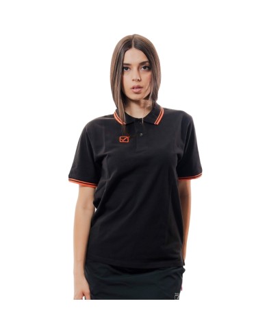 Polo Cotone Givova PIQUET ACTION MA026 Unisex Nero Arancio Fluo MA0261028 Polo Cotone Givova PIQUET ACTION MA026 Unisex Nero Arancio Fluo MA0261028