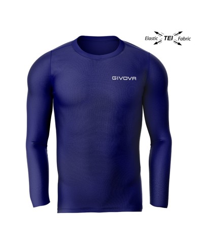 Maglia Intima Givova CORPUS 3 Elastica Manica Lunga Unisex Blu MAE0120004 Maglia Intima Givova CORPUS 3 Elastica Manica Lunga Unisex Blu MAE0120004