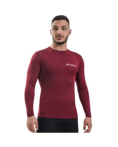 Maglia Intima Givova CORPUS 3 Elastica Manica Lunga Unisex Granata MAE0120008 Maglia Intima Givova CORPUS 3 Elastica Manica Lunga Unisex Granata MAE0120008