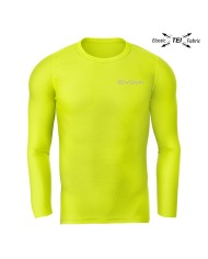 Maglia Intima Givova CORPUS 3 Elastica Manica Lunga Unisex Giallo Fluo MAE0120019