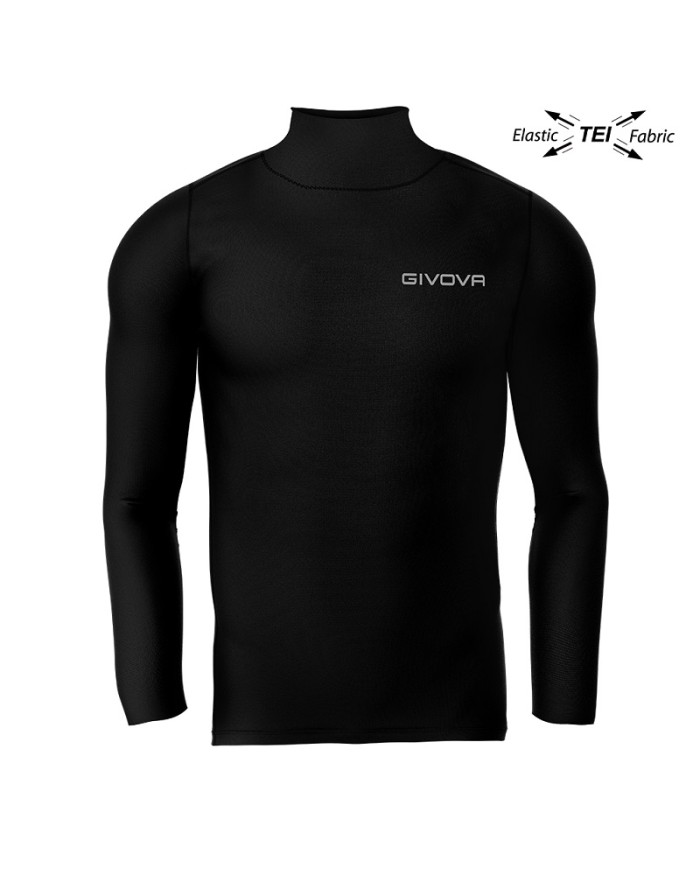 Maglia Intima Givova CORPUS 3 Elastica Lupetto Unisex Nero MA0100010