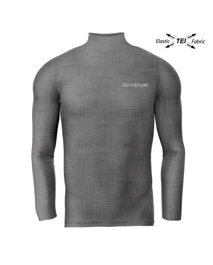 Maglia Intima Givova CORPUS 3 Elastica Lupetto Unisex Grigio Scuro MA0100044