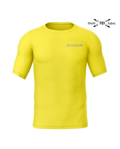 Maglia Intima Givova CORPUS 2 Elastica Manica Corta Unisex Giallo MAE0110044 Maglia Intima Givova CORPUS 2 Elastica Manica Corta Unisex Giallo MAE0110044