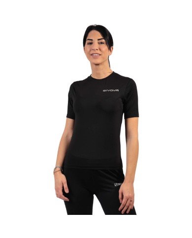 Maglia Intima Givova CORPUS 2 Elastica Manica Corta Unisex Nero MAE0110010 Maglia Intima Givova CORPUS 2 Elastica Manica Corta Unisex Nero MAE0110010
