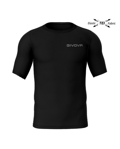 Maglia Intima Givova CORPUS 2 Elastica Manica Corta Unisex Nero MAE0110010 Maglia Intima Givova CORPUS 2 Elastica Manica Corta Unisex Nero MAE0110010