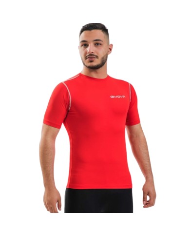 Maglia Intima Givova CORPUS 2 Elastica Manica Corta Unisex Rosso MAE0110044 Maglia Intima Givova CORPUS 2 Elastica Manica Corta Unisex Rosso MAE0110044