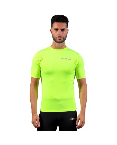 Maglia Intima Givova CORPUS 2 Elastica Manica Corta Unisex Giallo Fluo MAE0110019 Maglia Intima Givova CORPUS 2 Elastica Manica Corta Unisex Giallo Fluo MAE0110019
