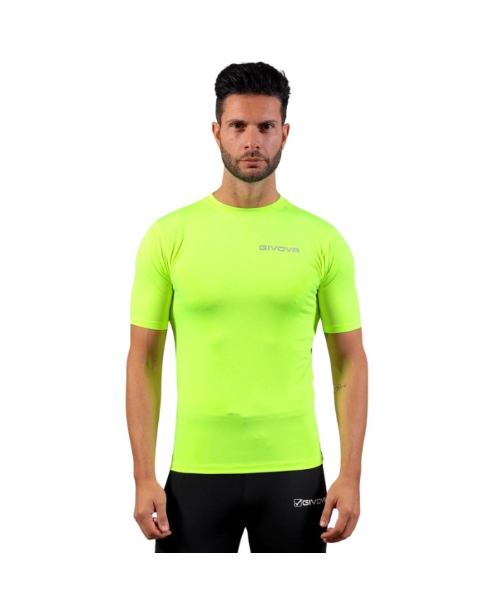 Maglia Intima Givova CORPUS 2 Elastica Manica Corta Unisex Giallo Fluo MAE0110019 Maglia Intima Givova CORPUS 2 Elastica Manica Corta Unisex Giallo Fluo MAE0110019