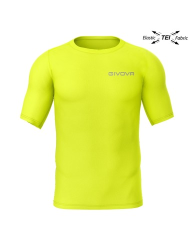 Maglia Intima Givova CORPUS 2 Elastica Manica Corta Unisex Giallo Fluo MAE0110019 Maglia Intima Givova CORPUS 2 Elastica Manica Corta Unisex Giallo Fluo MAE0110019