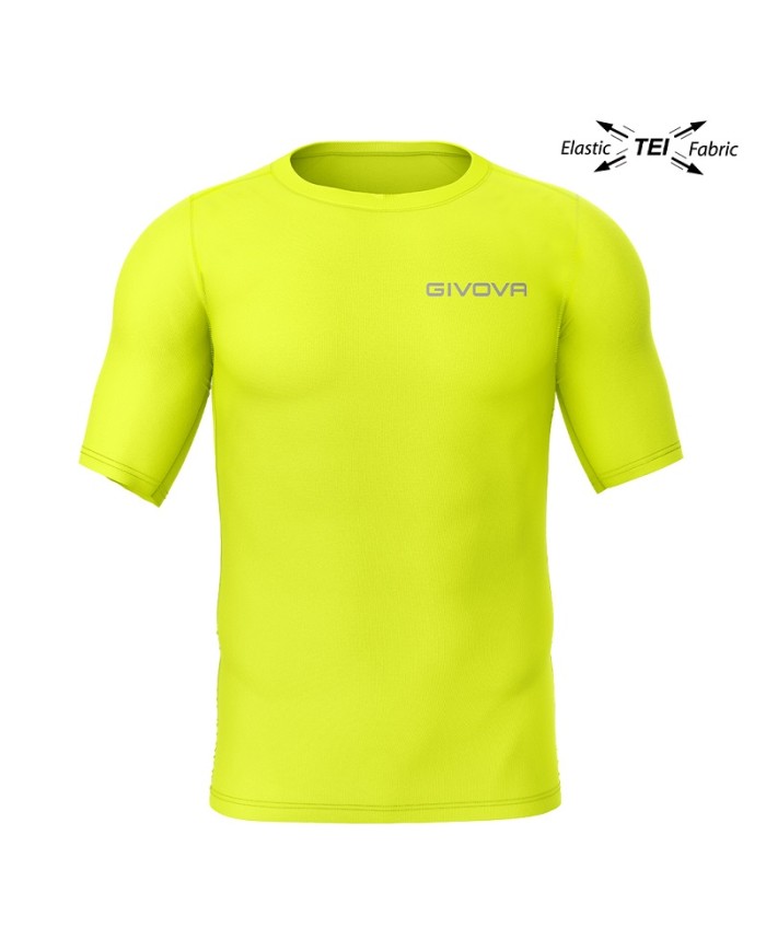 Maglia Intima Givova CORPUS 2 Elastica Manica Corta Unisex Giallo Fluo MAE0110019 Maglia Intima Givova CORPUS 2 Elastica Manica Corta Unisex Giallo Fluo MAE0110019