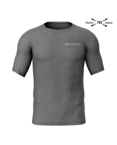 Maglia Intima Givova CORPUS 2 Elastica Manica Corta Unisex Grigio Scuro MAE0110044 Maglia Intima Givova CORPUS 2 Elastica Manica Corta Unisex Grigio Scuro MAE0110044