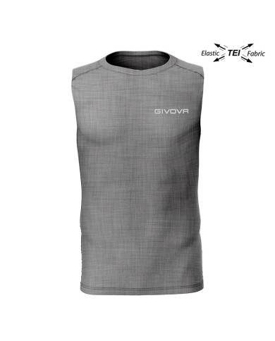 Maglia Tecnica Givova CORPUS 1 MAE010 Canotta Intima Elastica Giromanica Unisex Grigio MAE0100044