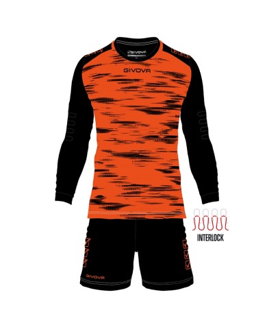 Completino da Portiere Givova KIT DIFESA KITP010 Arancio Nero