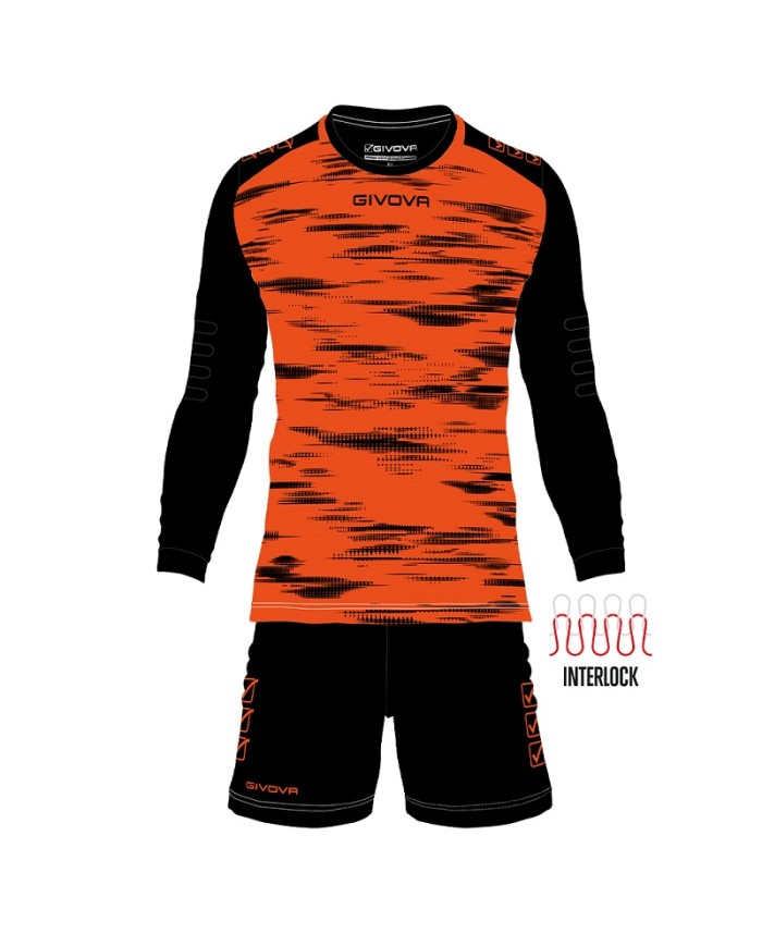 Completino da Portiere Givova KIT DIFESA KITP010 Arancio Nero