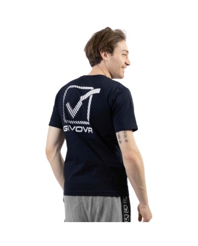 T-Shirt Cotone Cubo Givova MA028 Maglia Girocollo Unisex Blu MA0280004 T-Shirt Cotone Cubo Givova MA028 Maglia Girocollo Unisex Blu MA0280004