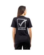 T-Shirt Cotone Cubo Givova MA028 Maglia Girocollo Unisex Nero MA0280012 T-Shirt Cotone Cubo Givova MA028 Maglia Girocollo Unisex Nero MA0280012