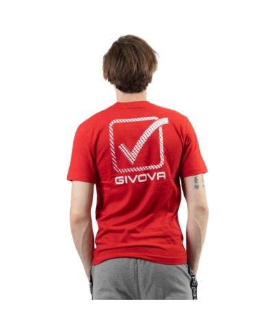 T-Shirt Cotone Cubo Givova MA028 Maglia Girocollo Unisex Rosso MA0280012 T-Shirt Cotone Cubo Givova MA028 Maglia Girocollo Unisex Rosso MA0280012