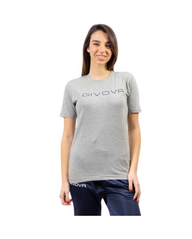 T-Shirt Cotone Spot Givova MA008 Maglia Girocollo Unisex Grigio Chiaro MA0080043 T-Shirt Cotone Spot Givova MA008 Maglia Girocollo Unisex Grigio Chiaro MA0080043