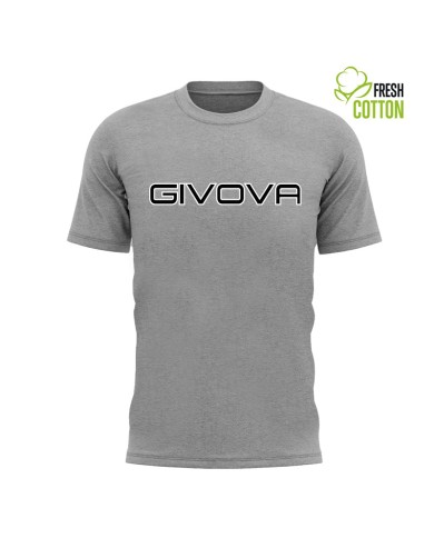 T-Shirt Cotone Spot Givova MA008 Maglia Girocollo Unisex Grigio Chiaro MA0080043 T-Shirt Cotone Spot Givova MA008 Maglia Girocollo Unisex Grigio Chiaro MA0080043