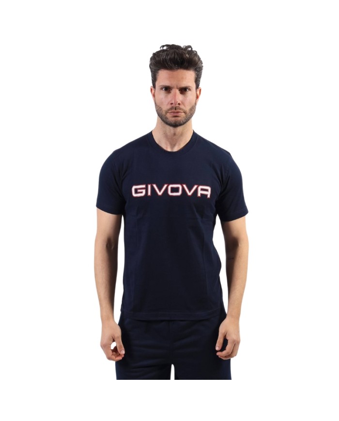 T-Shirt Givova COTONE SPOT MA008 Maglia 170gr. Unisex Blu MA0080004