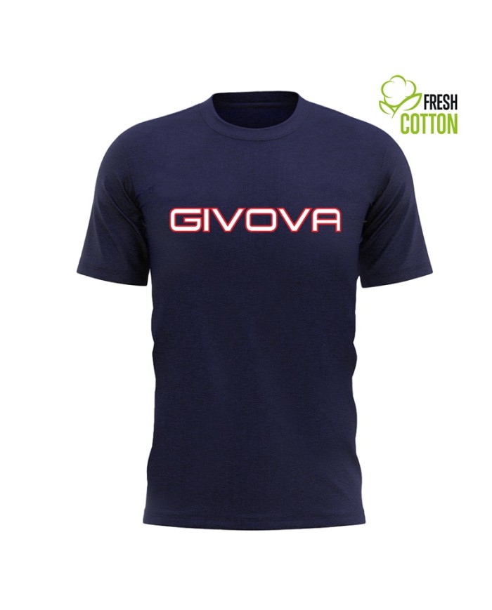 T-Shirt Givova COTONE SPOT MA008 Maglia 170gr. Unisex Blu MA0080004