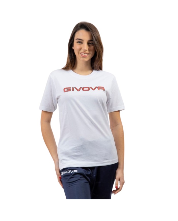 T-Shirt Givova COTONE SPOT MA008 Maglia 170gr. Unisex Bianco MA0080003 T-Shirt Givova COTONE SPOT MA008 Maglia 170gr. Unisex Bianco MA0080003