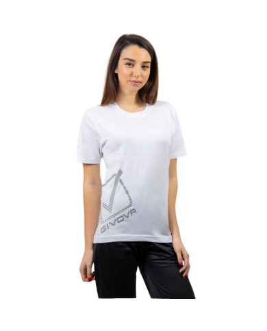 T-Shirt Cotone Reflective Givova MA029 Maglia Girocollo Unisex Bianco MA0290003 T-Shirt Cotone Reflective Givova MA029 Maglia Girocollo Unisex Bianco MA0290003