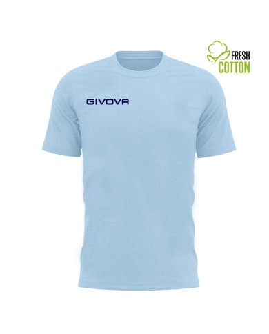 T-Shirt Givova FRESH MA007 Celeste Cotone Girocollo Unisex Sport Fitness MA0070005 T-Shirt Givova FRESH MA007 Celeste Cotone Girocollo Unisex Sport Fitness MA0070005