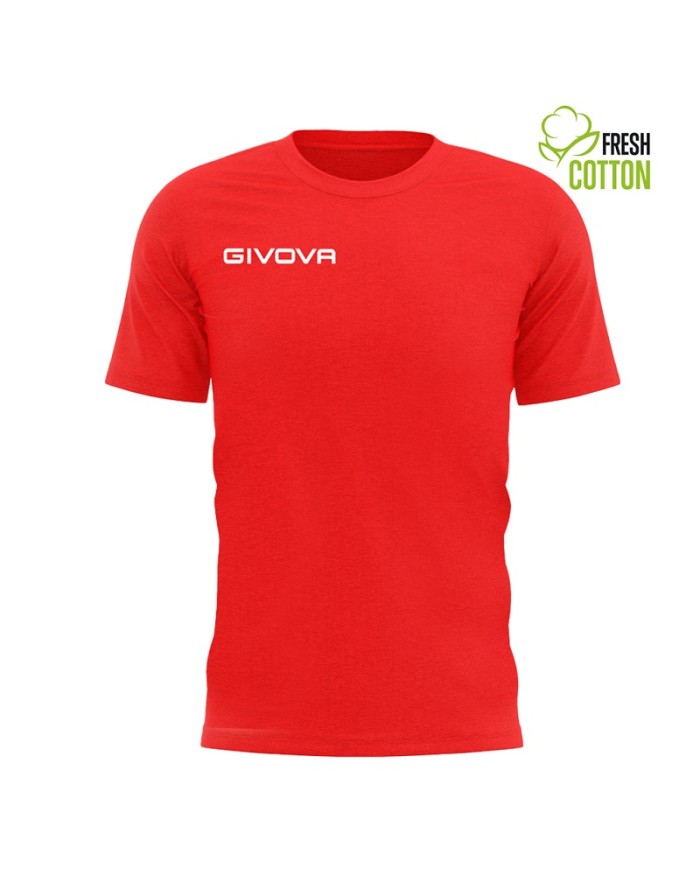 T-SHIRT COTONE FRESH ROSSO Tg. 2XL