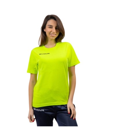 T-SHIRT COTONE FRESH GIALLO FLUO Tg. 2XL T-SHIRT COTONE FRESH GIALLO FLUO Tg. 2XL
