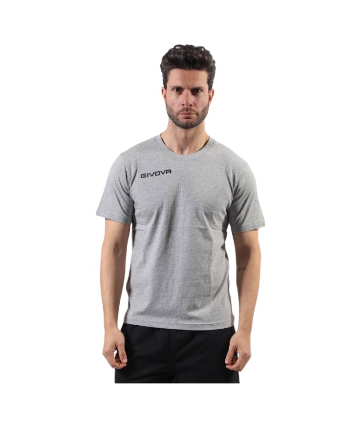 T-SHIRT COTONE FRESH GRIGIO MELANGE CHIARO Tg. 2XL