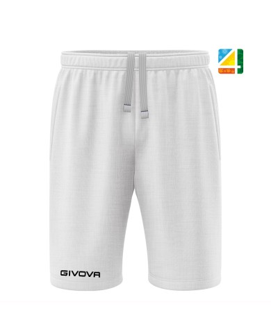 Bermuda da Passeggio Givova FRIEND COTONE TERRY P015 Bianco Unisex P0150003 Bermuda da Passeggio Givova FRIEND COTONE TERRY P015 Bianco Unisex P0150003