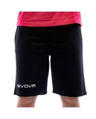 Bermuda da Passeggio Givova FRIEND COTONE TERRY P015 Nero Unisex P0150010