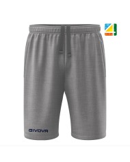 Bermuda da Passeggio Givova FRIEND COTONE TERRY P015 Grigio Chiaro Unisex P0150043