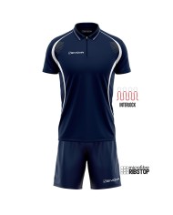 Completino da Padel Givova KIT EASY Tennis Passeggio Unisex Blu Bianco KIT0340310