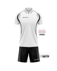 Completino da Padel Givova KIT EASY Tennis Passeggio Unisex Bianco Nero KIT0340310