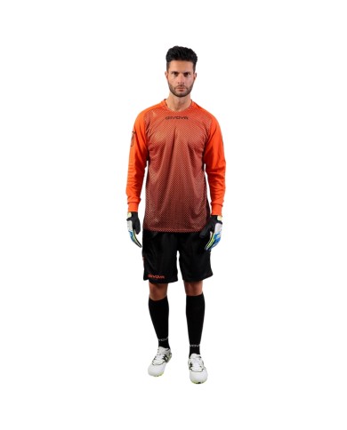 Completino da Portiere Givova KIT MANCHESTER KITP008 Arancio Nero KITP0080110 Completino da Portiere Givova KIT MANCHESTER KITP008 Arancio Nero KITP0080110