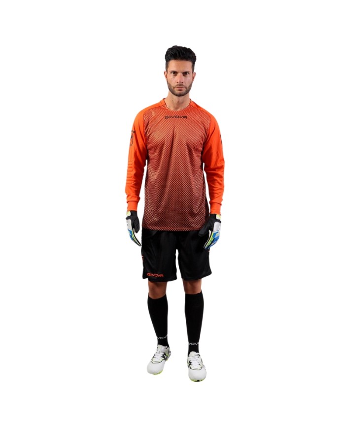 Completino da Portiere Givova KIT MANCHESTER KITP008 Arancio Nero KITP0080110