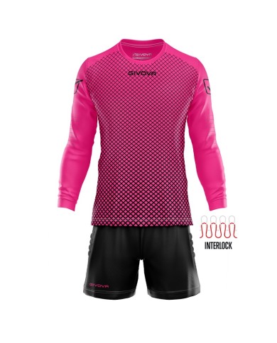 Completino da Portiere Givova KIT MANCHESTER KITP008 Fucia Nero KITP0080610 Completino da Portiere Givova KIT MANCHESTER KITP008 Fucia Nero KITP0080610