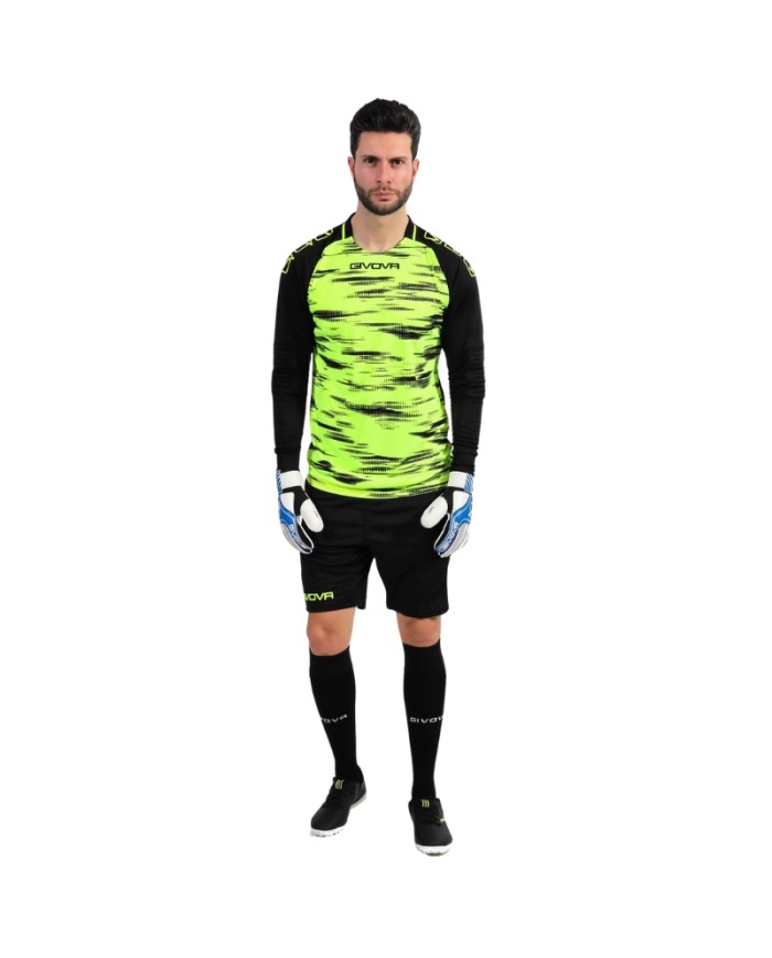 Completino da Portiere Givova KIT DIFESA KITP010 Giallo Fluo Nero