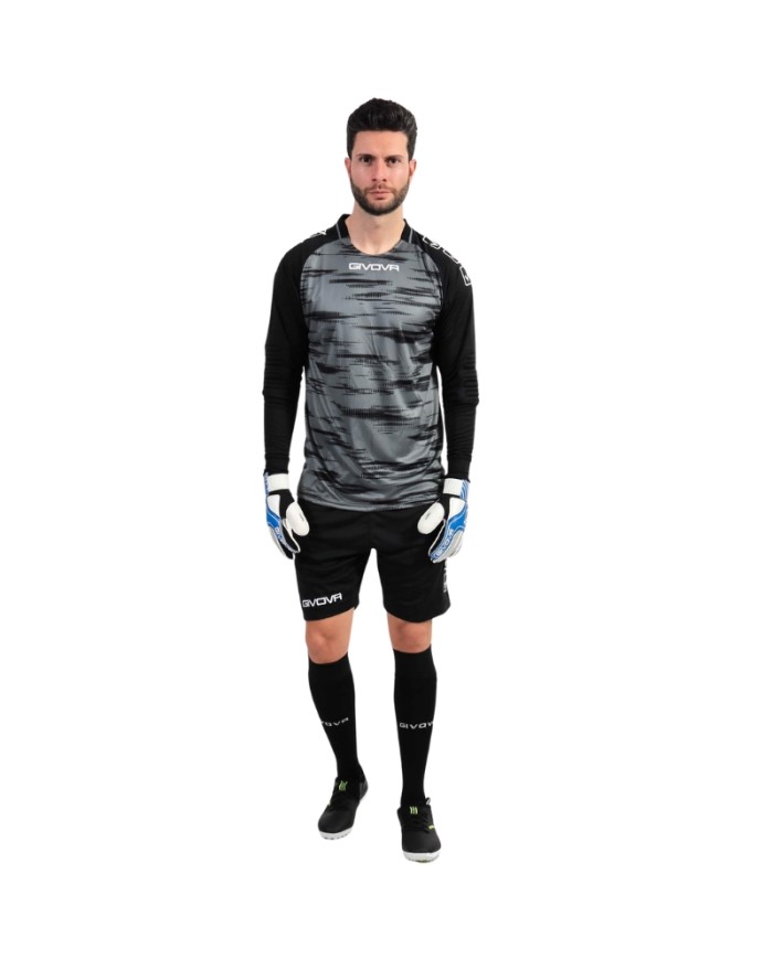 Completino da Portiere Givova KIT DIFESA KITP010 Grigio Scuro Nero