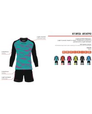 Completino da Portiere Givova KIT DIFESA KITP010 Turchese Nero