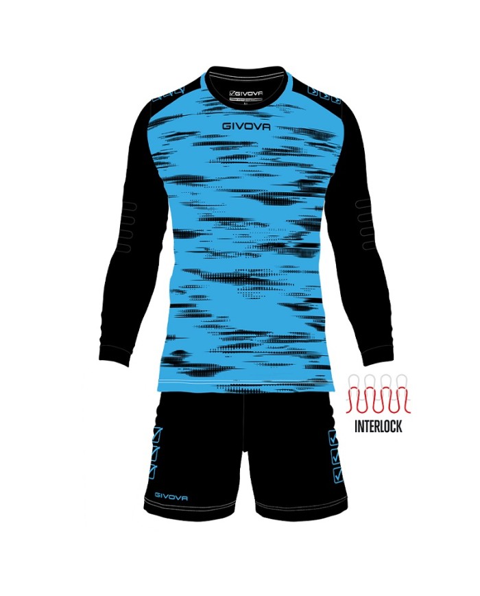 Completino da Portiere Givova KIT DIFESA KITP010 Turchese Nero