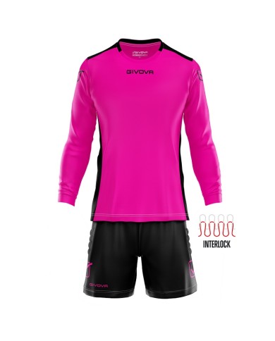 Completino da Portiere Givova KIT HYGUANA KITP009 Fuxia Nero KITP0090610 Completino da Portiere Givova KIT HYGUANA KITP009 Fuxia Nero KITP0090610